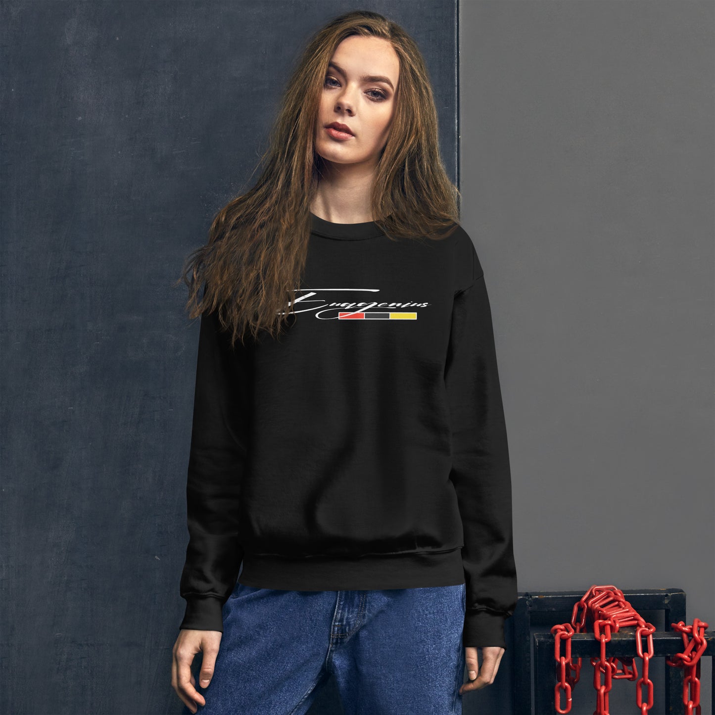 Euagenius *Script Unisex Sweatshirt (Beginning Collection)