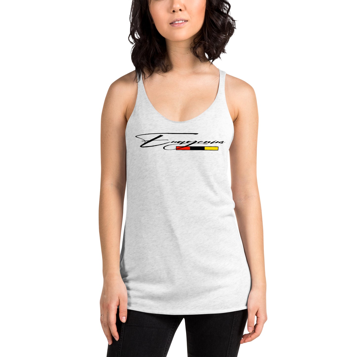 Euagenius *Script Women's Racerback Tank (Beginning Collection)