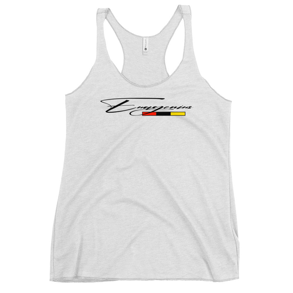 Euagenius *Script Women's Racerback Tank (Beginning Collection)