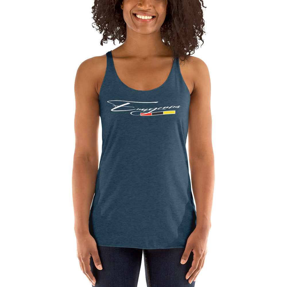 Euagenius *Script Women's Racerback Tank (Beginning Collection)