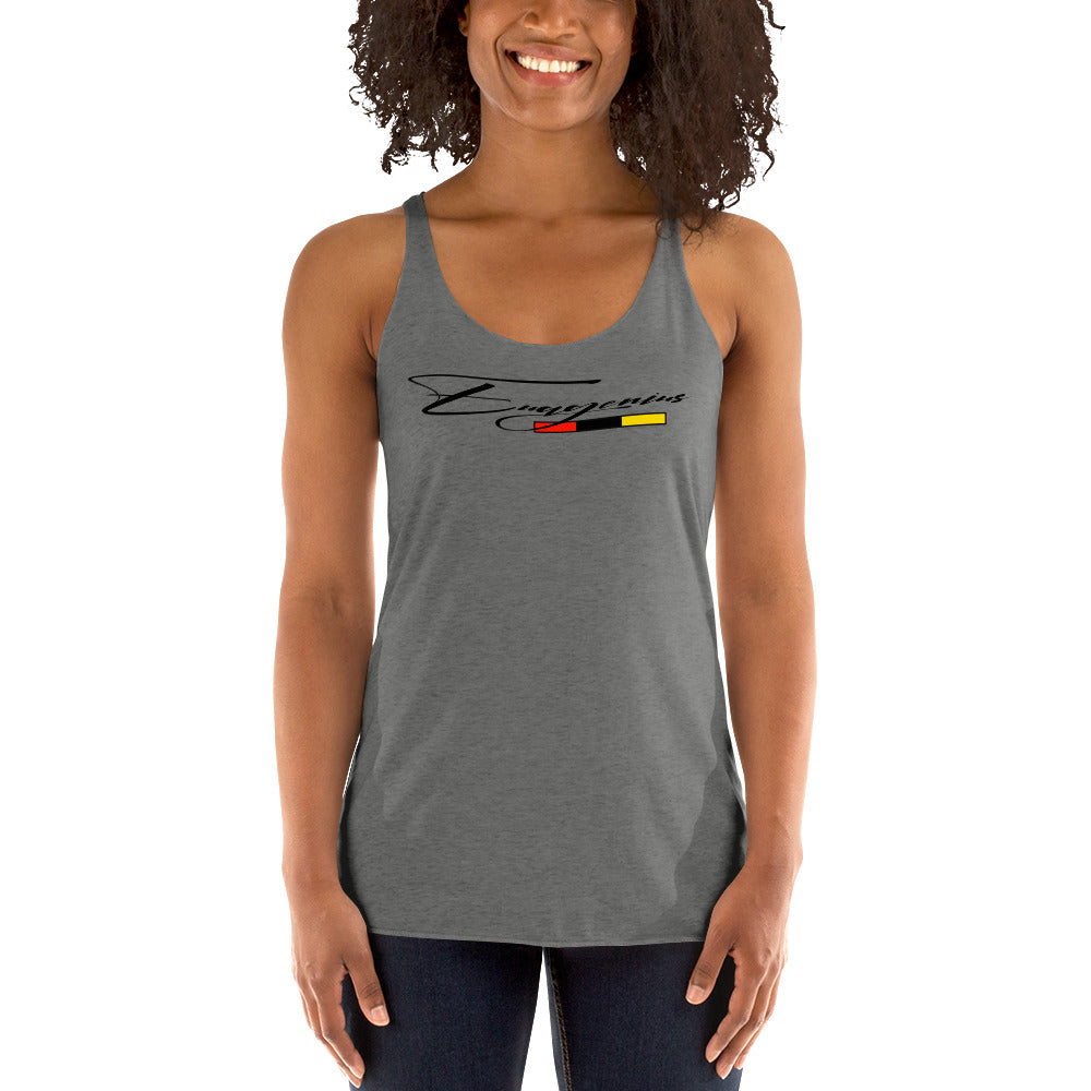 Euagenius *Script Women's Racerback Tank (Beginning Collection)