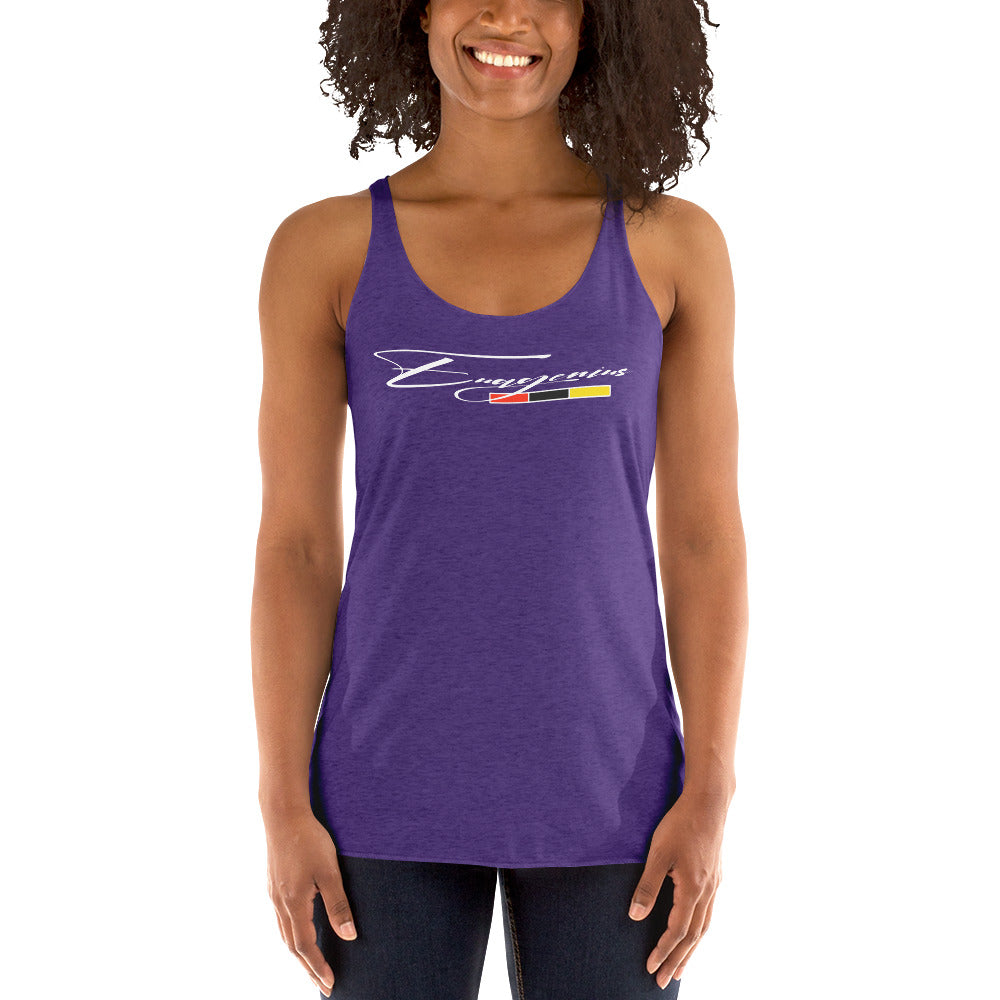 Euagenius *Script Women's Racerback Tank (Beginning Collection)