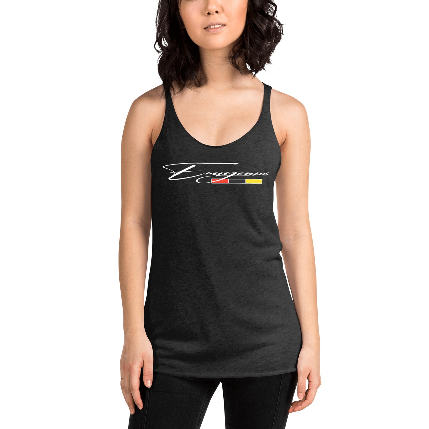 Euagenius *Script Women's Racerback Tank (Beginning Collection)
