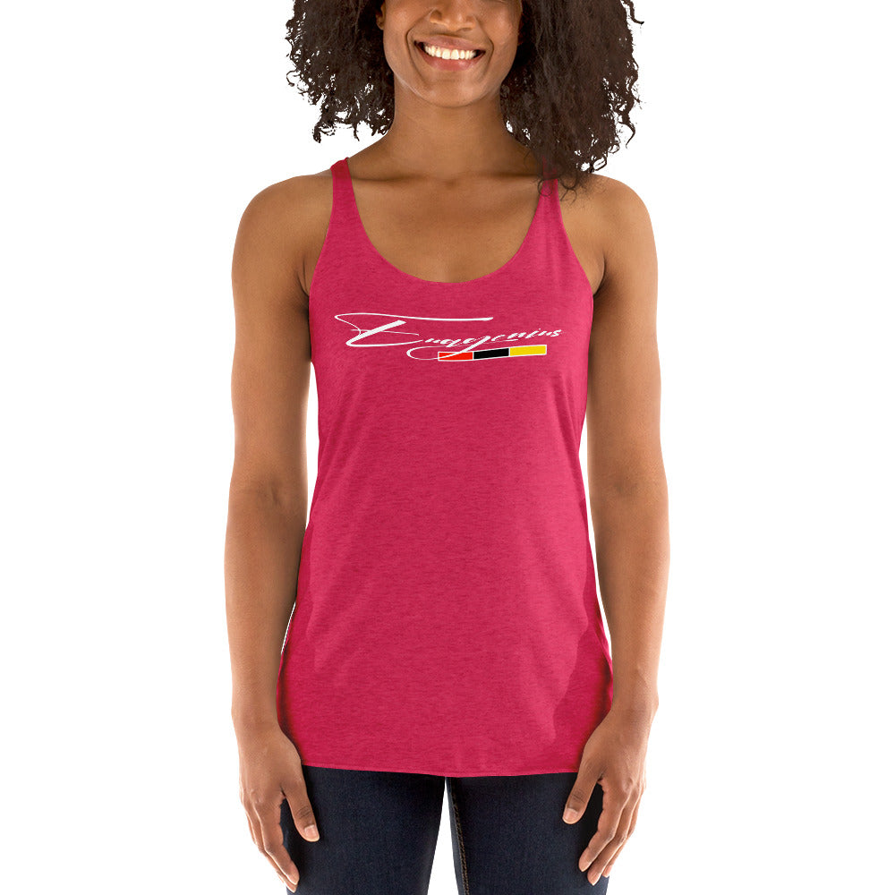 Euagenius *Script Women's Racerback Tank (Beginning Collection)
