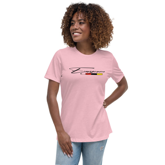 Euagenius *Script Women's Relaxed T-Shirt (Beginning Collection)